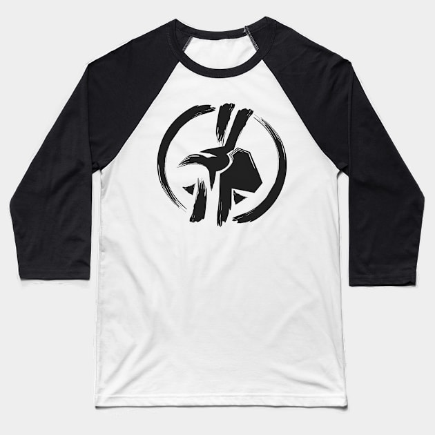 Lord Seth Symbol Paint Stroke Baseball T-Shirt by shellysom91